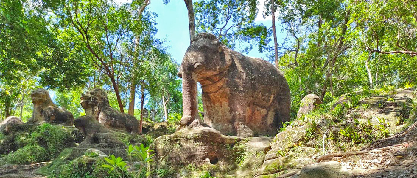 Srah Damrei, Phnom Koulen, le Mont Sacré de Koulen, Trekking sur le Mont Koulen, Le mystère de Mont Koulen, L'exploration sur le Mont Koulen, le Mont Mahendraparavata